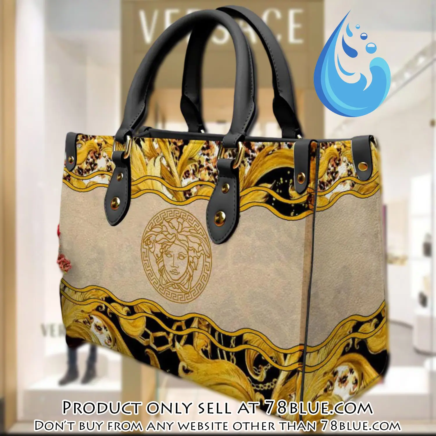 Versace women luxury leather handbag 3d lhb1041 78b1459337